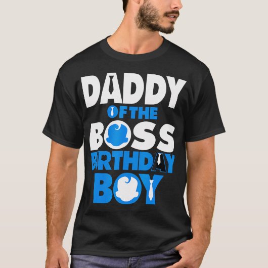 Baas Verjaardag Meisje Baby Familie Feest T-shirt (Voorkant)