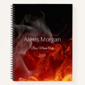 Baas verplaatst dagelijkse planner notitieboek (Voorkant)