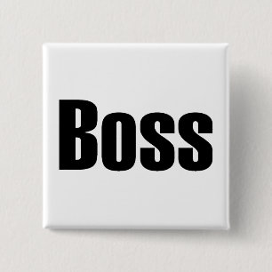 Baas Vierkante Button 5,1 Cm