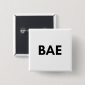 baas vierkante button 5,1 cm (Voorkant /achterkant)