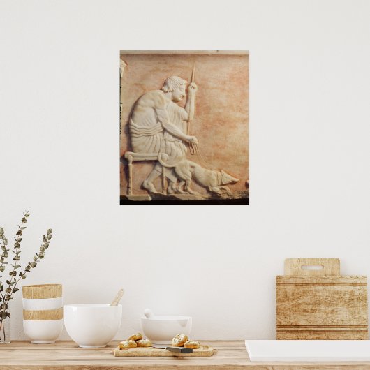 Baas voor dieren poster (Keuken)