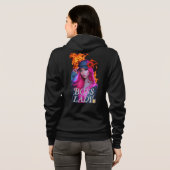 Baas Vrouw Vuur Hoodie (Achterkant volledig)