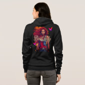 Baas Vrouw Vuur Hoodie (Achterkant volledig)