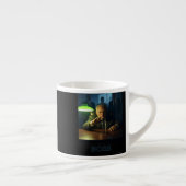 Baas w tekst espresso mokka tweezijdig kop (Rechts)