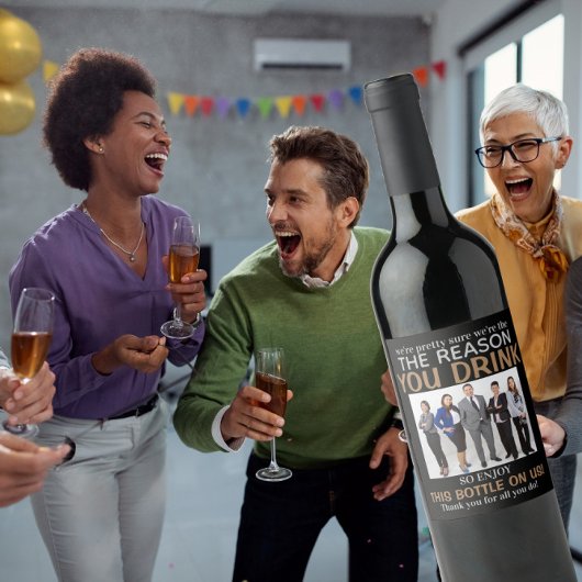 Baas Waardering Fotoredenen U DRINK Wijn Etiket