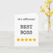 Baas waardering, vijf sterren rating, Kaart (Gele Bloem)