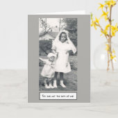 Baasdag Kaart (Gele Bloem)