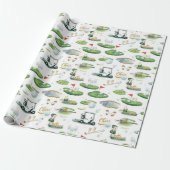 Baasdag voor golfer cadeaupapier (Uitgerold)