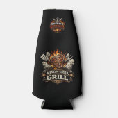 Baasman's Koning van de Grill Flesjeskoeler (Voorkant)