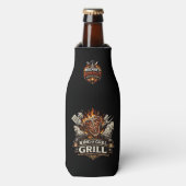 Baasman's Koning van de Grill Flesjeskoeler (Fles Voorkant)