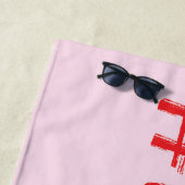 Baasmeisje strandhanddoek strandlaken (In situ)