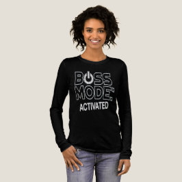 Baasmodus geactiveerd Nationale Baasdag Tri-Blend Shirt
