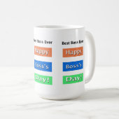 Baas's Day Beste Baas ooit Koffiemok (Voorkant rechts)