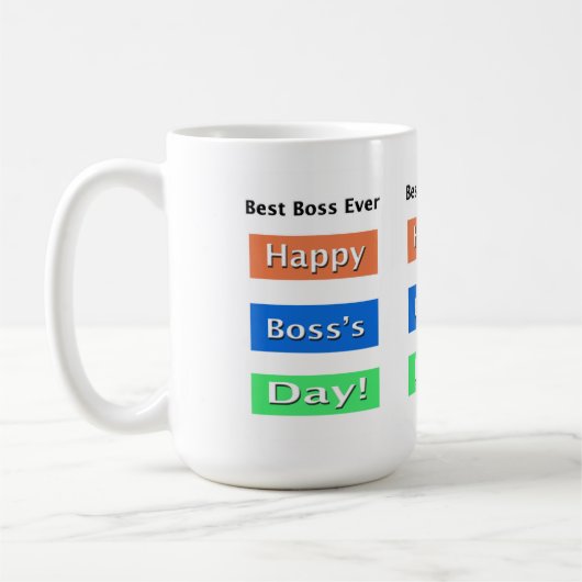 Baas's Day Beste Baas ooit Koffiemok (Links)