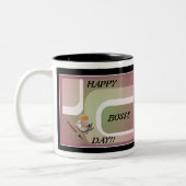 Baas's Day Mok! Tweekleurige Koffiemok (Links)