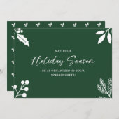 Baas's Excel-lent Feestdagen Grappige gezegden Feestdagenkaart (Voorkant / Achterkant)