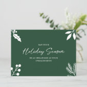 Baas's Excel-lent Feestdagen Grappige gezegden Feestdagenkaart (Staand voorkant)