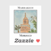 Bab Agnaou, Hoofdpoort, Marrakech, Marokko Sticker (Vel)
