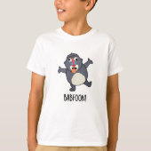Bab-foon Funny Baffoon Baboon Pun T-shirt (Voorkant)