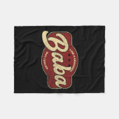Baba als een opa maar koeler - Baba Arabisch Fleece Deken (Voorkant (Horizontaal))
