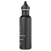 Baba Arabic Calligraphy Vaderdag Gifts Waterfles (Rechts)