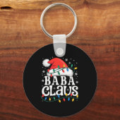 Baba Claus Funny Xmas Christmas Grandma Holiday St Sleutelhanger (Voorkant)