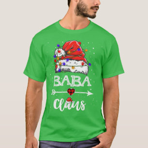 Baba Claus Kerstmis Light Pajama Family Matching T-shirt