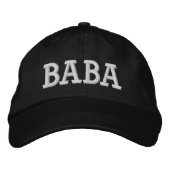 BABA Embroidered Cap Geborduurde Pet (Voorkant)