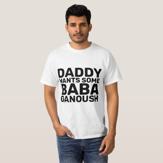 BABA GANOUSH MANNEN DAD T-Shirts (Voorkant volledig)