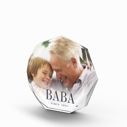 Baba Grandpa Year opgericht Fotoblokken (Rechts)