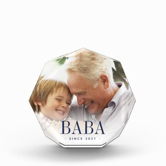 Baba Grandpa Year opgericht Fotoblokken (Voorkant)