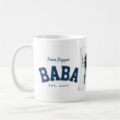 Baba Griekse vader sportief een foto Vaderdag Koffiemok (Links)