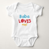 Baba houdt van me T-shirts en cadeautjes (Voorkant)