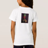 Baba Jaga Poolse Witch Kinder T-Shirt voor en acht (Achterkant)