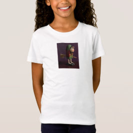 Baba Jaga Poolse Witch Kinder T-Shirt voor en acht