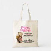Baba Knuffelzak (Enkel) Tote Bag (Achterkant)