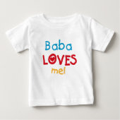 Baba Loves Me T-shirts en geschenken (Voorkant)