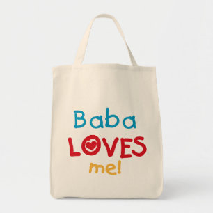Baba Loves Me T-shirts en geschenken Tote Bag