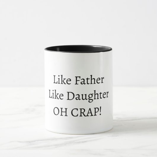 Baba/Mama net als dochter/zoon koffiemok Mok (Midden)