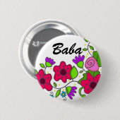 Baba Ronde Button 5,7 Cm (Voorkant /achterkant)