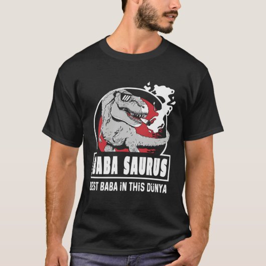 Baba Saurus Turkish  Fantastic Father s Day T-shirt (Voorkant)