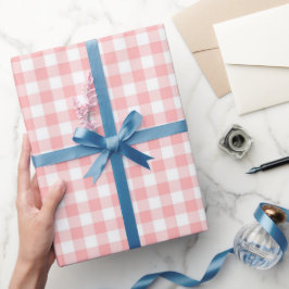 Baba Shower met Aardbeiendessin Cadeaupapier