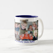 baba tweekleurige koffiemok (Voorkant rechts)