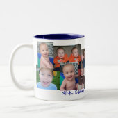 baba tweekleurige koffiemok (Links)