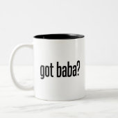 baba tweekleurige koffiemok (Links)