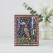 Baba Yaga Briefkaart (Staand voorkant)