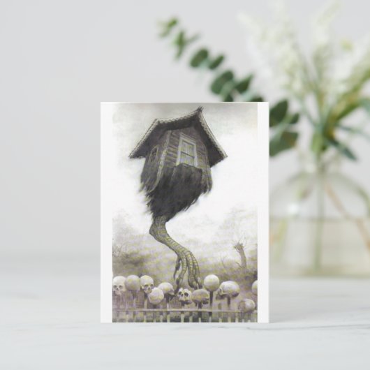 Baba Yaga Briefkaart (Staand voorkant)