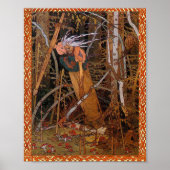 Baba Yaga - Vasilisa Beautiful By Ivan Bilibin Poster (Voorkant)