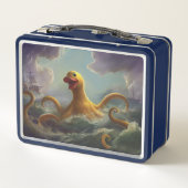 Baba Yaga's Vogelhuis / Cthulu Rubber Duckie (Achterkant)