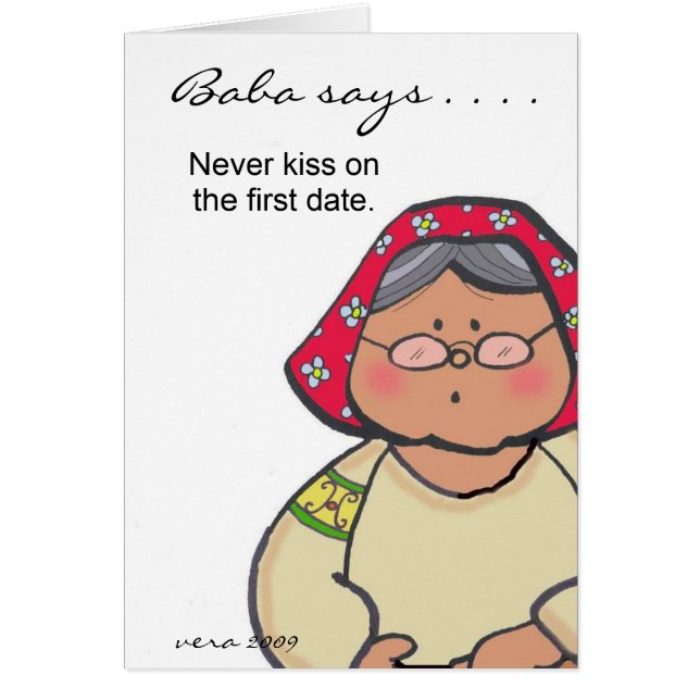 Baba zegt... aan Personaliseren door Vera Trembach (Voorkant)